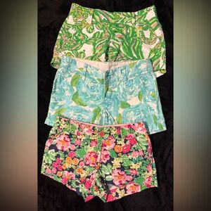 Lilly Pulitzer Callahan Shorts with Pink and Green